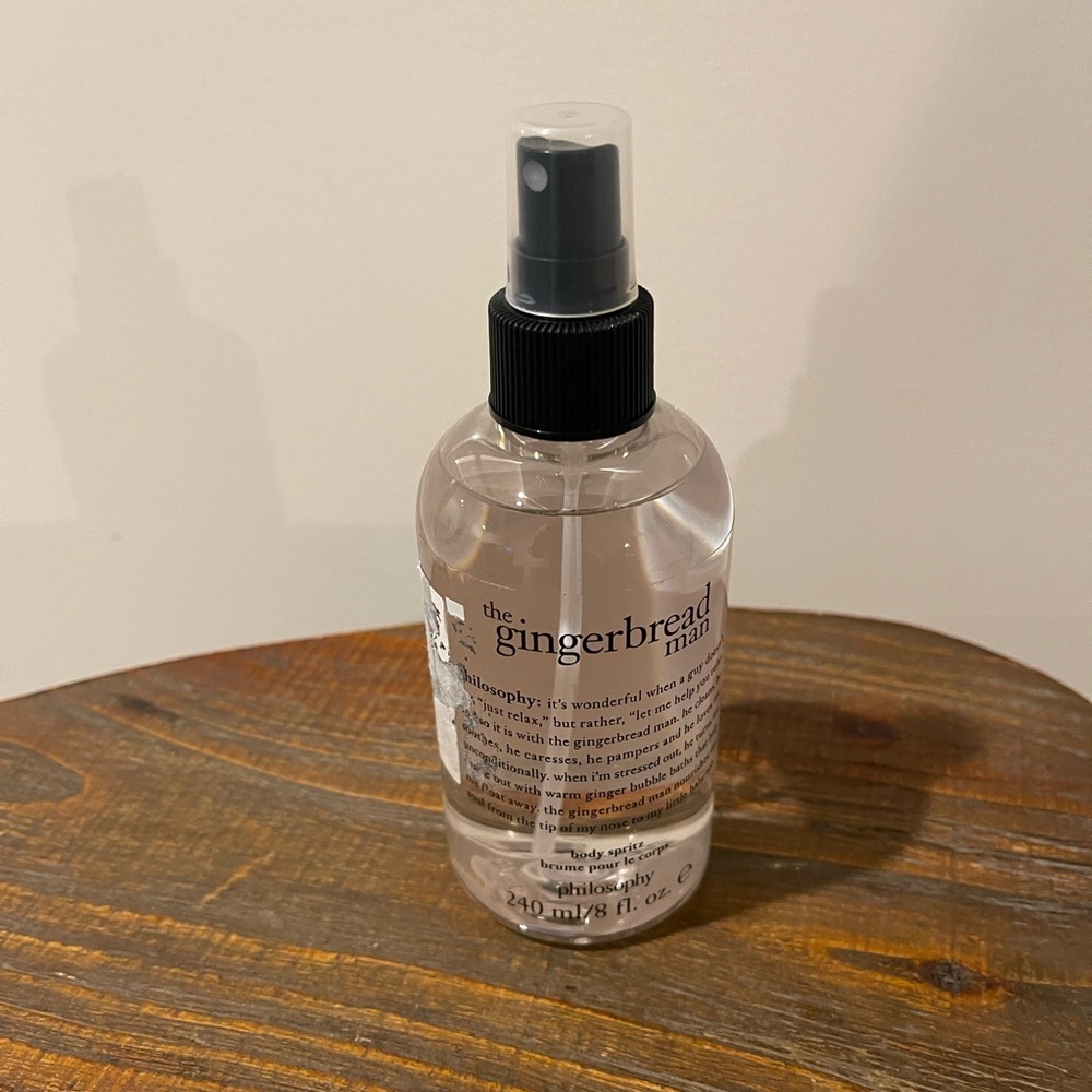Philosophy The Gingerbread Man Body Spray - Clear and Black